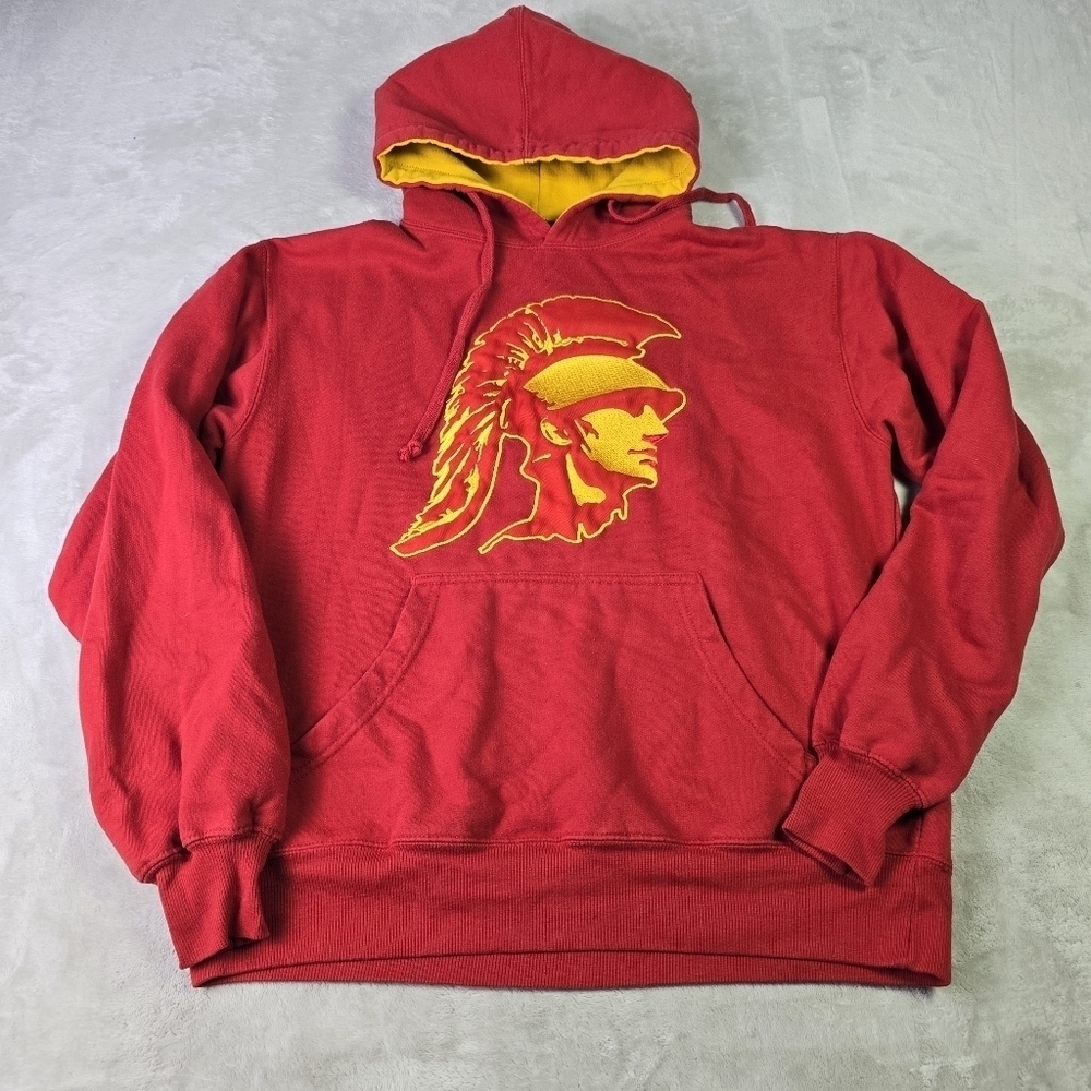 USC Trojans Men's Sz Sm Hoodie NCAA  (Red)